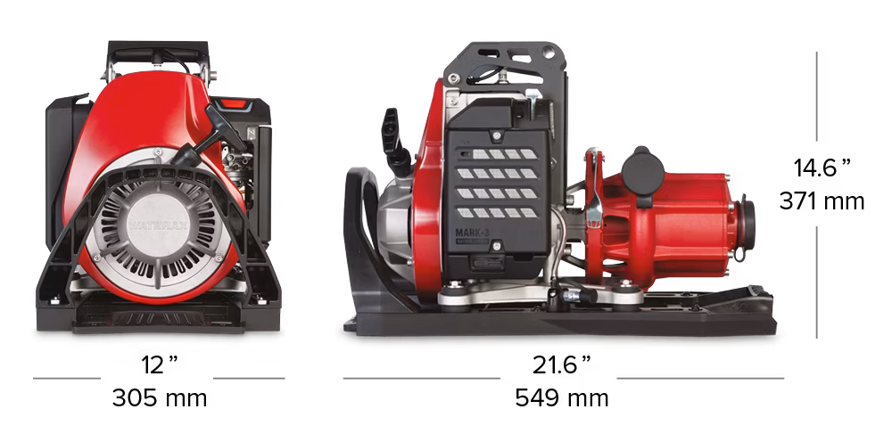 WATERAX MARK-3 Watson Edition vysokotlakové požiarne čerpadlo 